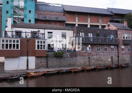 The Boathouse pub Durham England Stock Photo - Alamy