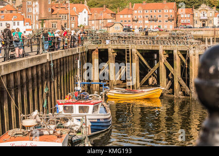 fishing in Yorkshire Whitby Ray Boswell Stock Photo