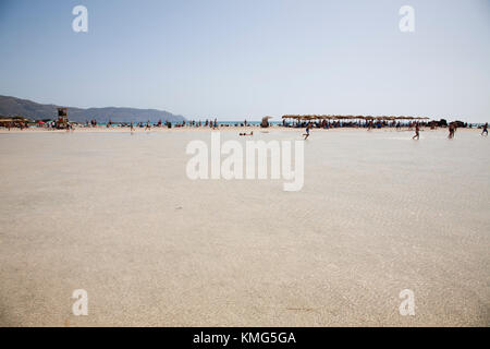 Elafonisos beach and area, Crete island, Greece, Europe Stock Photo