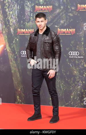 London, UK. 6th December, 2017.  Berlin, Germany. 06th Dec, 2017. Nick Jonas at the German premiere of Jumanji: Welcome to the Jungle Idris Elba attends ?Äò Molly¬¥s Game ?Äò UK Premiere| usage worldwide Credit: dpa/Alamy Live News Credit: dpa picture alliance/Alamy Live News Stock Photo