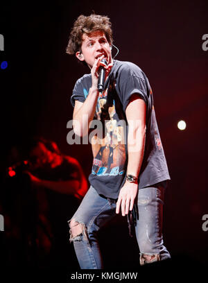 Philadelphia, USA. 06th Dec, 2017. Charlie Puth performs at the Q102 Jingle Ball 2017 at the Wells Fargo Center in Philadelphia, PA on December 6th, 2017 Credit: The Photo Access/Alamy Live News Stock Photo