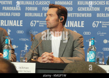 (67.Berlinale) International Berlin Film Festival. Press-Conference “LOGAN“, Featuring: Hugh Jackman Where: Berlin /Germany, When: 17.02.2017