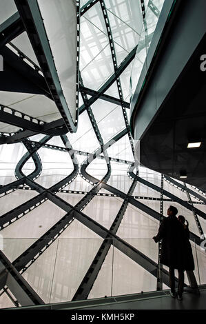 Rome, Italy. 09th Dec, 2017. Internal views of the building 'Nuvola' by Fuksas' architect during the 2017 Book Exhibition, Roma, Italy Credit: Realy Easy Star/Alamy Live News Stock Photo