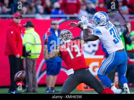 Detroit Lions defensive back D.J. Hayden is congratulated by teammates  Tavon Wilson and Jeremiah Valoaga after he recovered a Chicago Bears  quarterback Mitchell Trubisky fumble and returned it for a touchdown during