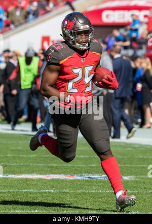 December 10, 2017 - Tampa Bay Buccaneers kicker Patrick Murray (7) before  the game between the Detroit Lions and the Tampa Bay Buccaneers at Raymond  James Stadium in Tampa, Florida. Del Mecum/CSM