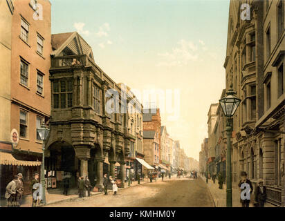 High Street, Exeter, Devon, England, 1890s Stock Photo