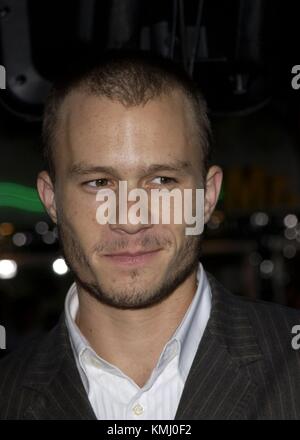 17 September 2002    RTSlocomb / MediaPunch  Heath Ledger  'The Four Feathers'  world premiere  Mann Village Theatre  Westwood, CA. Stock Photo