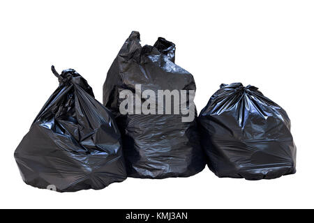 bin bag garbage, Bin,Trash, Garbage, Rubbish, Plastic Bags pile isolated on  background white Stock Photo - Alamy