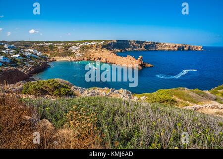 Cala Morell Bay. Ciutadella de Menorca Municipality. Minorca. Balearic Islands. Spain