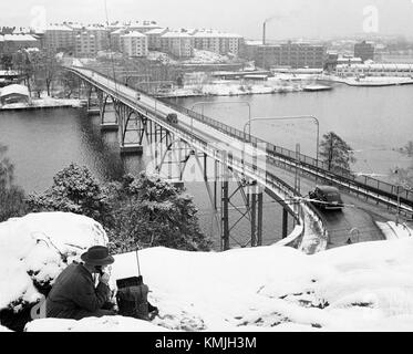 Essinge Bridge Stora Essingebron is a bridge in Stockholm, Sweden, completed in 1928 ...