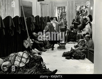 Movie still from the filming of Juliet of the Spirits, Italy 1965 Stock Photo