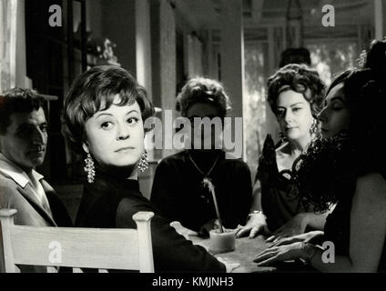 Movie still from the filming of Juliet of the Spirits, Italy 1965 Stock Photo