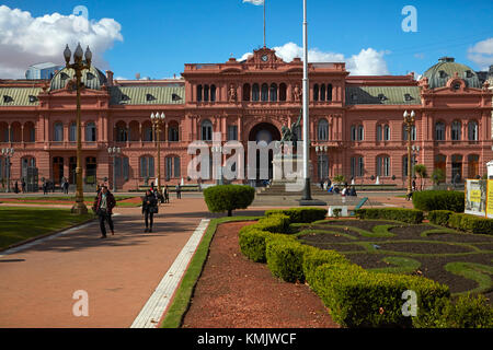 Casa Rosada (Presidential Palace), Plaza de Mayo, Buenos Aires, Argentina, South America Stock Photo