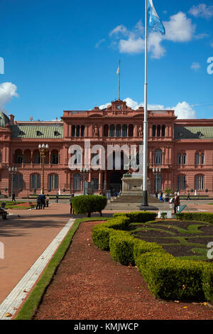 Casa Rosada (Presidential Palace), Plaza de Mayo, Buenos Aires, Argentina, South America Stock Photo