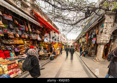 ISTANBUL, TURKEY, JUNE 18, 2019 - Unidentified people at Grand Bazaar in  Istanbul, Turkey. Grand Bazaar in Istanbul is one of the largest and oldest  covered markets in the world. 4469242 Stock Photo at Vecteezy