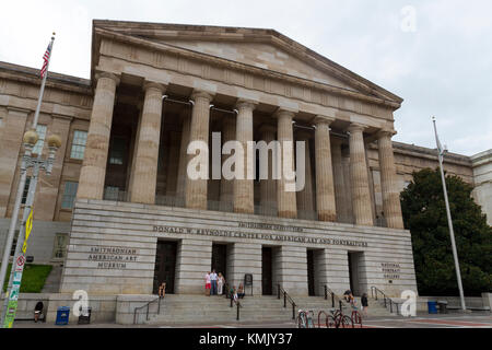 The National Portrait Gallery (Donald W. Reynolds Center for American Art & Portraiture) in Washington DC, United States. Stock Photo