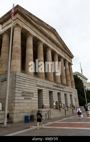 The National Portrait Gallery (Donald W. Reynolds Center for American Art & Portraiture) in Washington DC, United States. Stock Photo