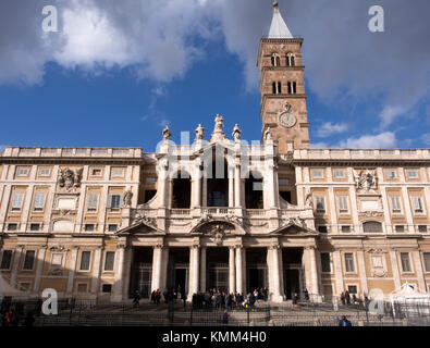The Basilica di Santa Maria Maggiore, Rome, Italy Stock Photo