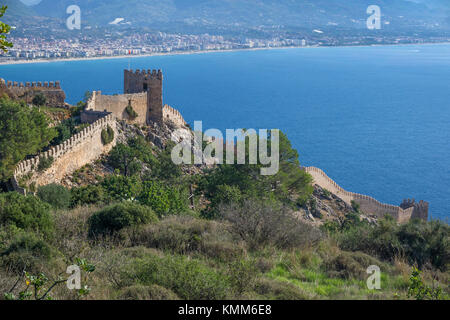 Fortress of Alanya, turkish riviera, Turkey Stock Photo