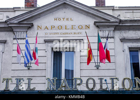 Hotel Napoleon, Fontainebleau, France Stock Photo
