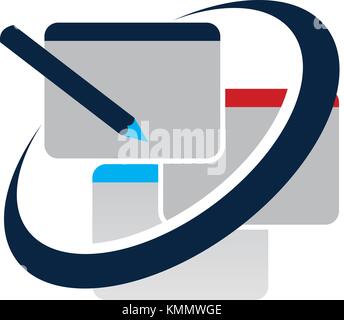 Web Design Solutions Stock Vector