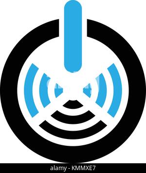 Power Button Control Stock Vector