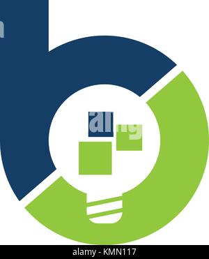 Modern Solution Letter B Stock Vector