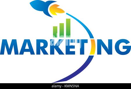 Marketing Letter Emblem Stock Vector