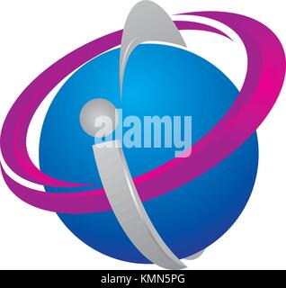 Global Solutions Innovations Stock Vector