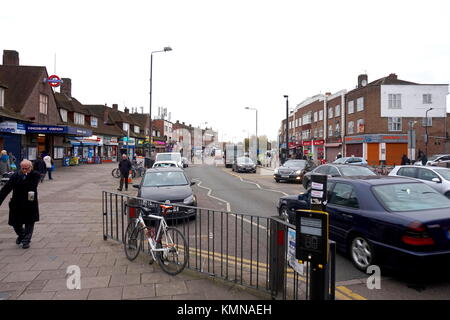 Kingsbury Station on Kingsbury High Street, London, United Kingdom ...