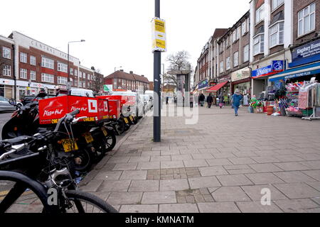 Pizza Hut on Kingsbury High Street, London, United Kingdom Stock Photo