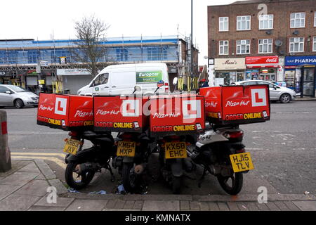 Pizza Hut on Kingsbury High Street, London, United Kingdom Stock Photo