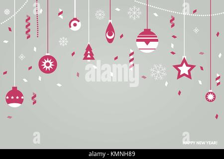 New Year background Stock Vector
