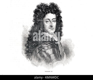 King William III of England (1650-1702) reigned 1689-1702 Stock Photo