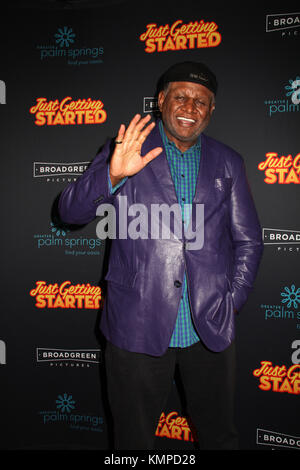 Los Angeles, USA. 07th Dec, 2017. George Kirby 12/07/2017 The Los Angeles Premiere of 'Just Getting Started' held at The ArcLight Hollywood in Los Angeles, CA Credit: Cronos/Alamy Live News Stock Photo