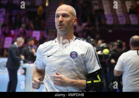 Nantes, France. 07th Dec, 2017. Thierry Omeyer (Paris Saint Germain) during the French Championship Lidl StarLigue Handball match between HBC Nantes and Paris Saint-Germain on December 7, 2017 at Halle XXL in Nantes, France - Photo Laurent Lairys/DPPI Credit: Laurent Lairys/Agence Locevaphotos/Alamy Live News Stock Photo
