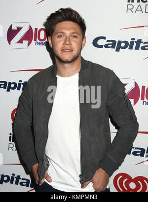 New York City, New York, USA. 8th Dec, 2017. Singer NIALL HORAN attends Z100's 2017 Jingle Ball red carpet held at Madison Square Garden. Credit: Nancy Kaszerman/ZUMA Wire/Alamy Live News Stock Photo