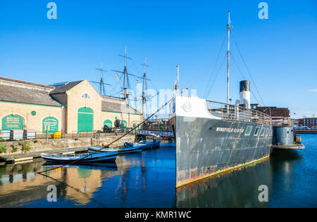 england hartlepool england National Museum of the Royal Navy historic dockyard Hartlepool marina hartlepool county durham england UK GB EU Europe Stock Photo