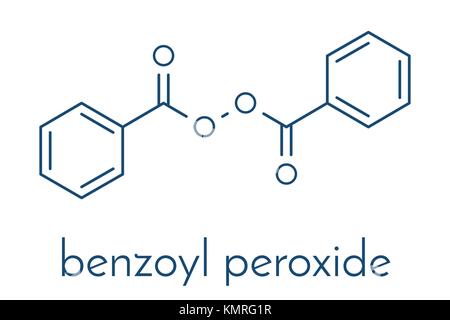 Benzoyl Peroxide Acne Drug Molecule Stock Photo Alamy