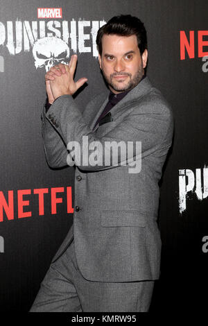 New York premiere of 'Marvel's The Punisher' at AMC Loews 34th Street 14 Theater in New York City.  Featuring: Michael Nathanson Where: New York City, New York, United States When: 06 Nov 2017 Credit: Derrick Salters/WENN.com Stock Photo