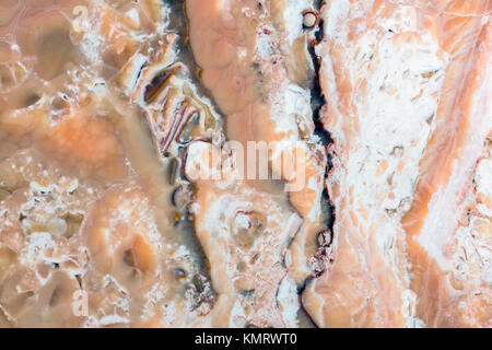 Natural, unprocessed onyx, stone pattern on the background, text Stock Photo