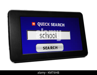 Search for school Stock Photo