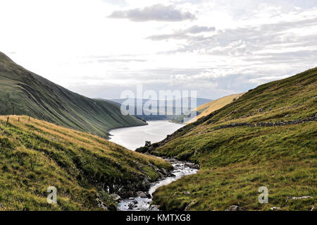 Talla Reservoir in the Scottish Borders Stock Photo