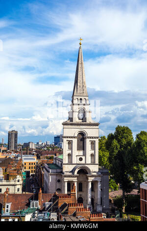 Christ Church, Spitalfields, London, UK Stock Photo