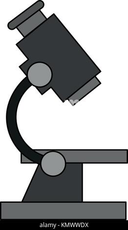 Microscope laboratory tool Stock Vector