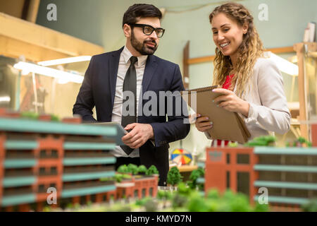 Professionals in urban design Stock Photo