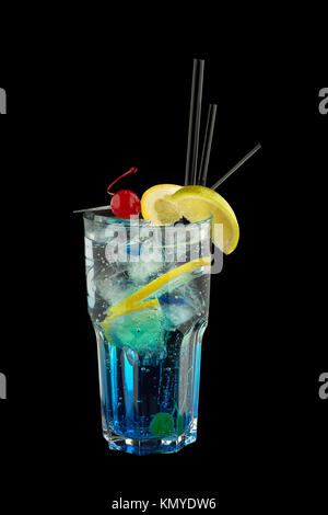 Blue Lagoon cocktail Stock Photo