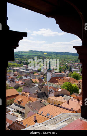 historical town Domazlice, western Bohemia, Czech republic Stock Photo