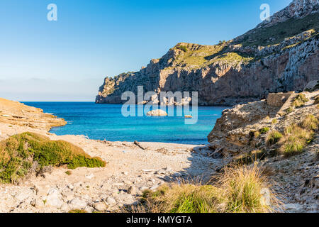 Cala Figuera, Cap de Formentor, Majorca, Balearic Islands, Spain Stock Photo