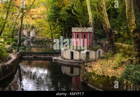 Palace Gardens in Sintra, Portugal Stock Photo